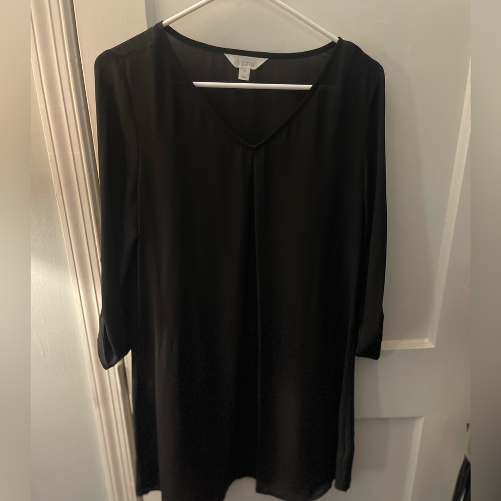Decree Black Long Sleeve Dress